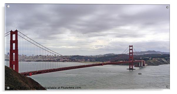 Golden Gate Bridge Acrylic by Lynn Bolt