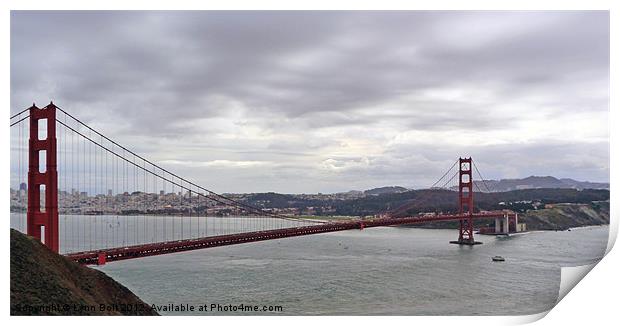 Golden Gate Bridge Print by Lynn Bolt