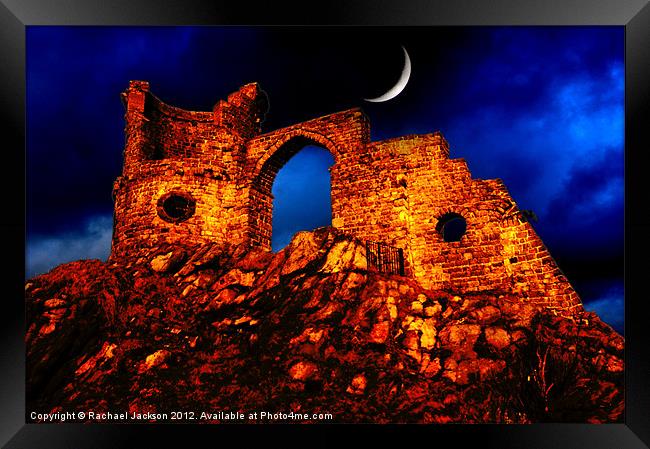 Moonlit Castle Framed Print by Rachael Hood