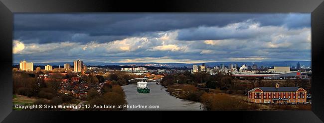 The Manchester Ship Canal Framed Print by Sean Wareing