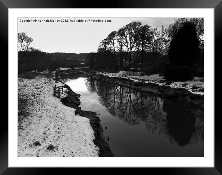 River Ouse, Lewes Framed Mounted Print by Hannah Morley