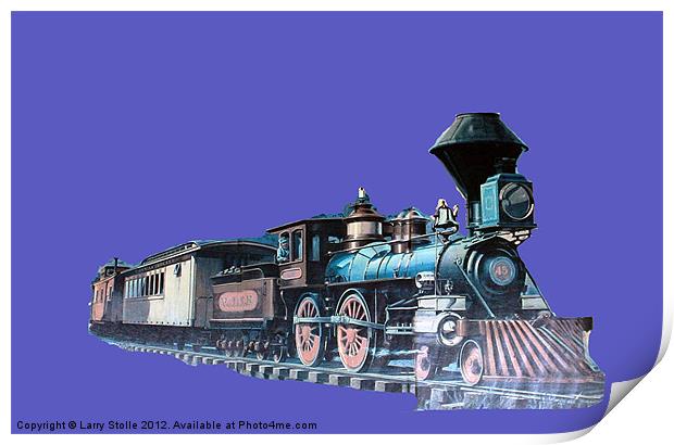 Train Print by Larry Stolle