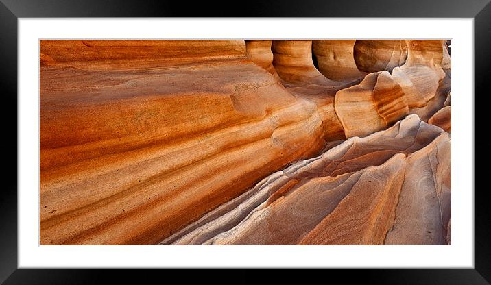 Valley of Fire Framed Mounted Print by Keith Barker