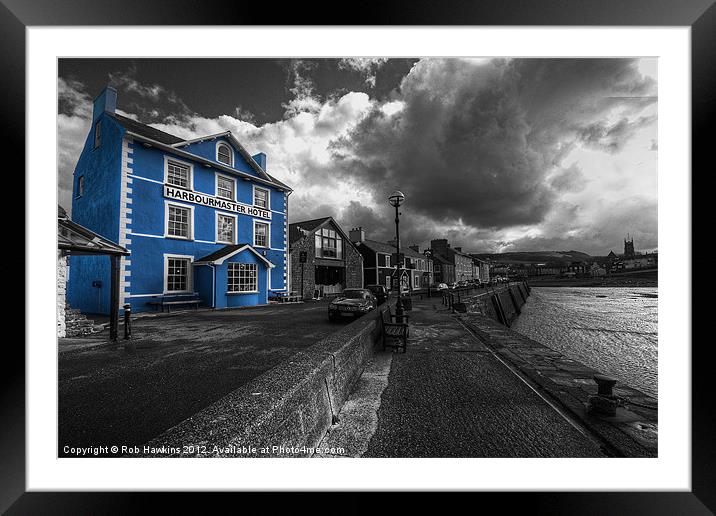 The Harbourmaster Hotel Framed Mounted Print by Rob Hawkins