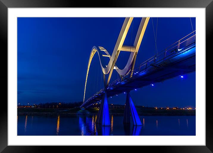 Infinity Bridge. Framed Mounted Print by Kevin Tate