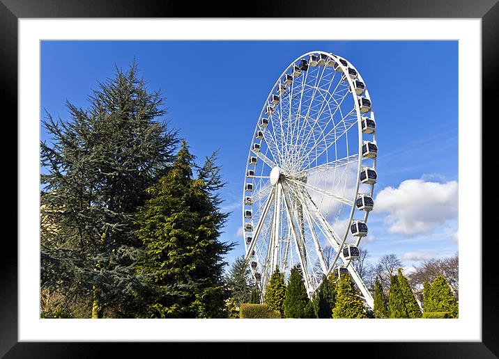 The Yorkshire Wheel Framed Mounted Print by Kevin Tate