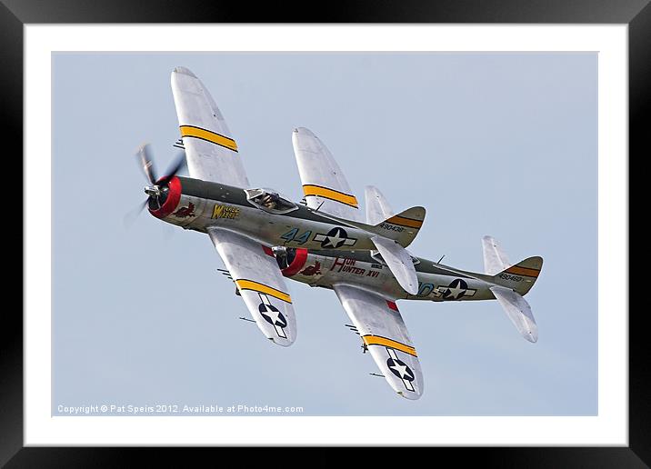 Thunderbolt Display Team Framed Mounted Print by Pat Speirs