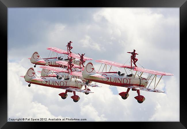 Formation Wingwalkers Framed Print by Pat Speirs