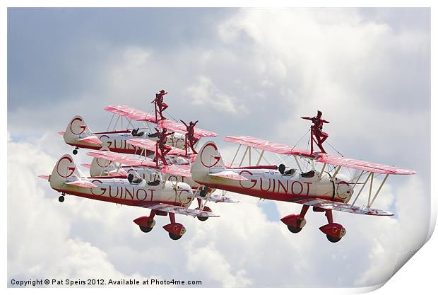 Formation Wingwalkers Print by Pat Speirs