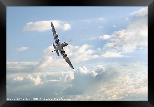 Spitfire - High Flight Framed Print by Pat Speirs