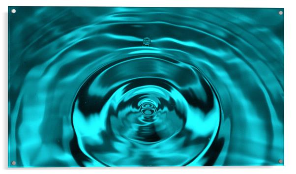 Water Droplet Acrylic by Robert Rackham