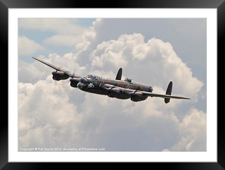 BBMF Lancaster Framed Mounted Print by Pat Speirs