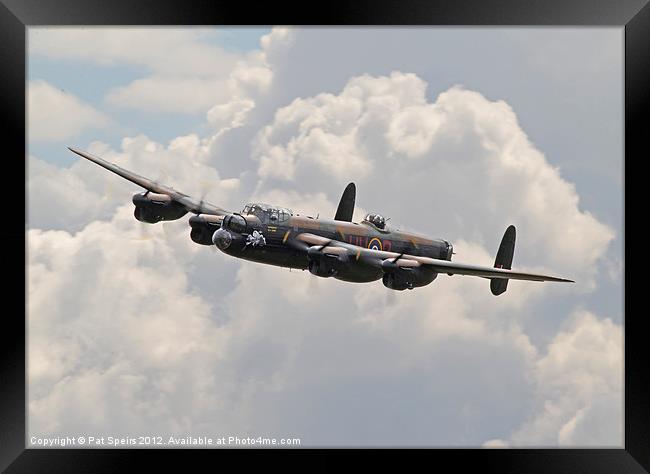 BBMF Lancaster Framed Print by Pat Speirs