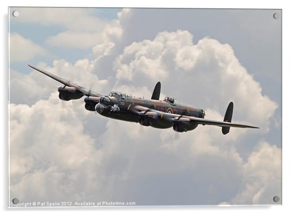 BBMF Lancaster Acrylic by Pat Speirs