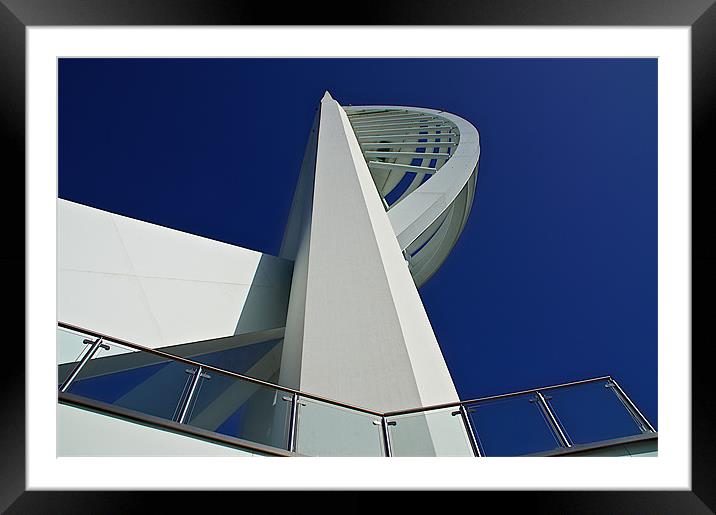 Spinakker Tower Portsmouth Framed Mounted Print by Paul Mirfin