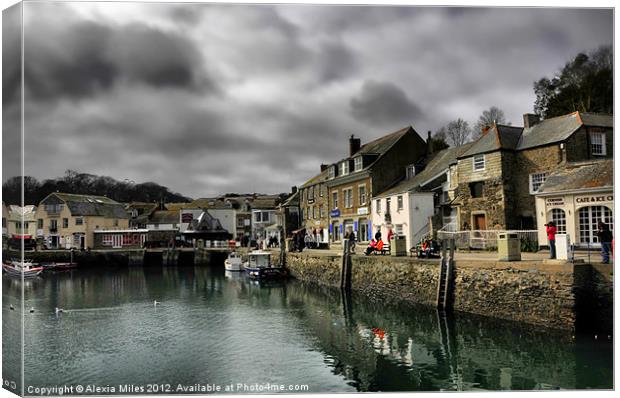 Padstow Cornwall Canvas Print by Alexia Miles