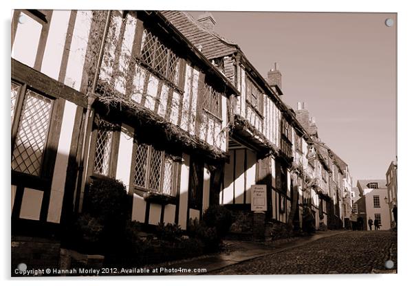 The Mermaid Inn, Rye Acrylic by Hannah Morley