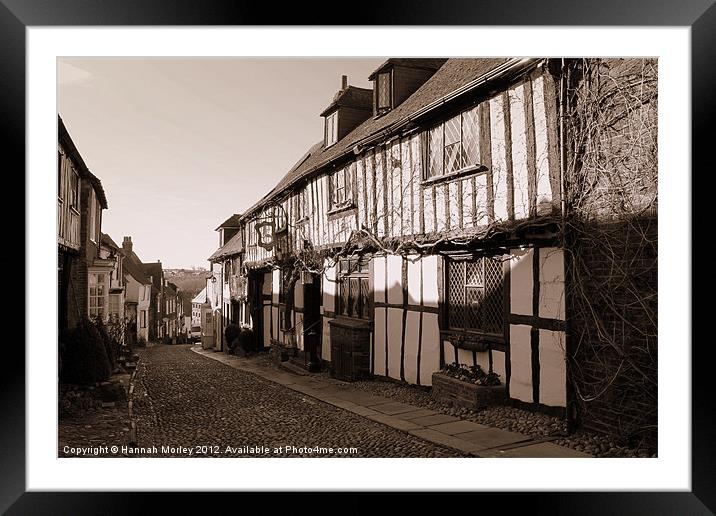 The Mermaid Inn, Rye Framed Mounted Print by Hannah Morley