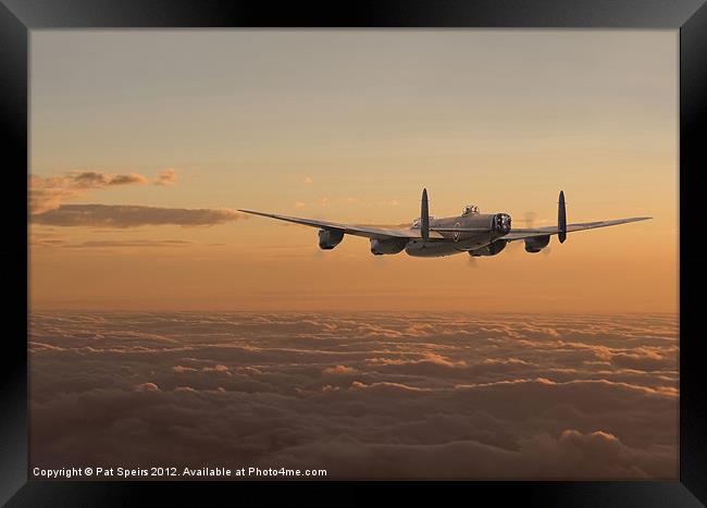 Lancaster - Last Home Framed Print by Pat Speirs