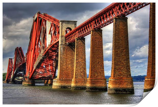 Rail Bridge Print by Tom Gomez