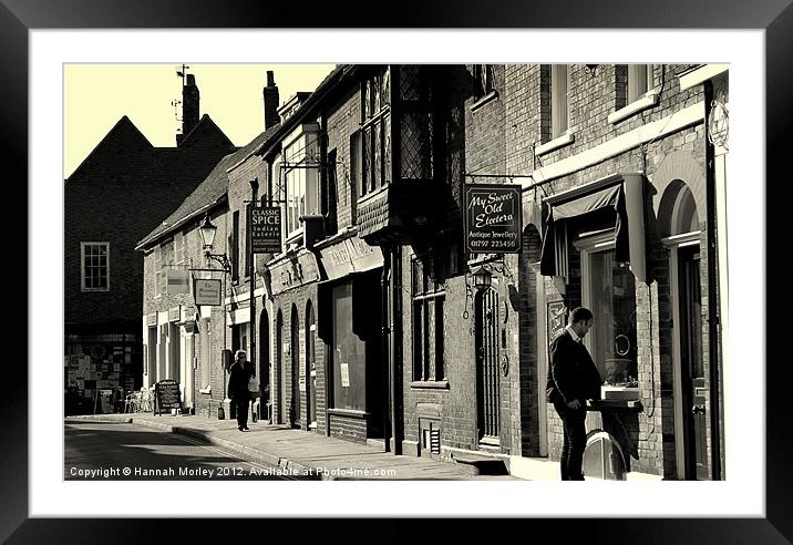 High Street, Rye Framed Mounted Print by Hannah Morley