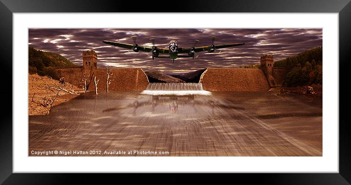 The Dambusters Framed Mounted Print by Nigel Hatton