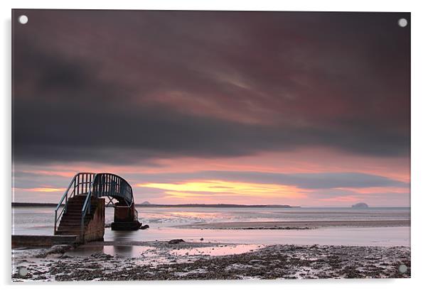 Sunset at Dunbar Acrylic by Grant Glendinning