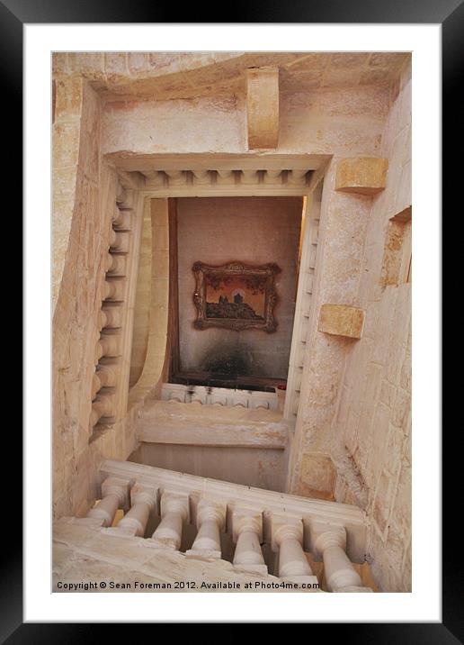 Mdina Hidden Picture Colour Framed Mounted Print by Sean Foreman