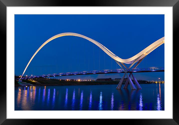 Infinity Bridge. Framed Mounted Print by Kevin Tate