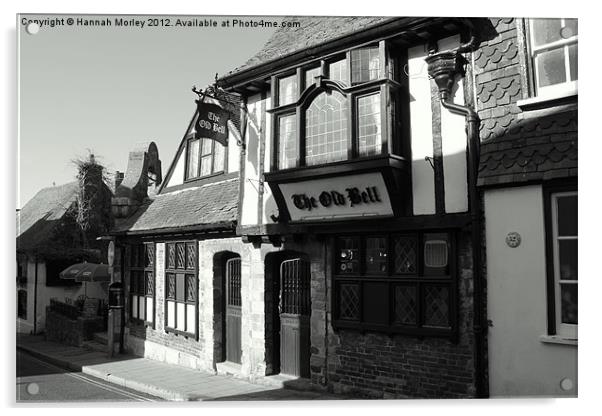 The Old Bell, Rye Acrylic by Hannah Morley