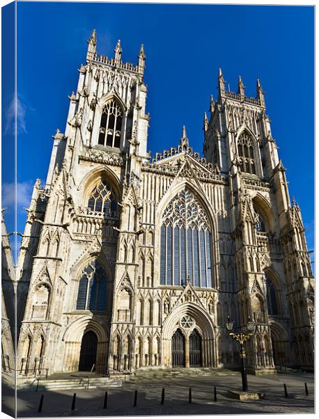 York Minster Canvas Print by Kevin Tate