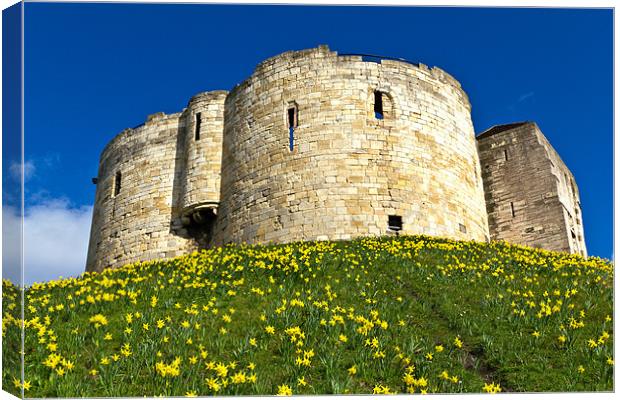 York Castle Canvas Print by Kevin Tate