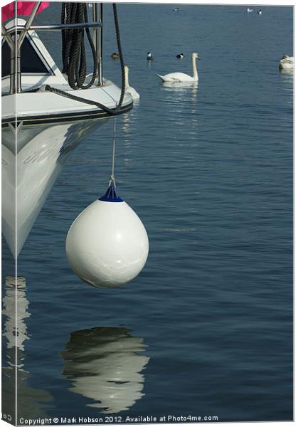 The Water Buoy Canvas Print by Mark Hobson