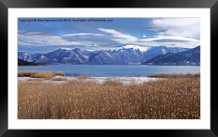 Panoramic Prespa 1 Framed Mounted Print by Alfani Photography