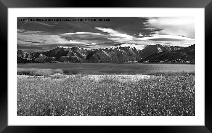 Panoramic Prespa 2 Framed Mounted Print by Alfani Photography