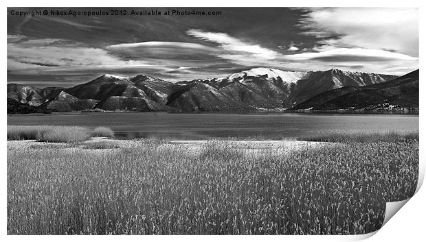 Panoramic Prespa 2 Print by Alfani Photography