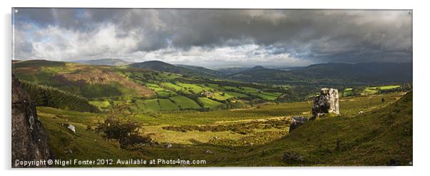 The Rock and Tor y Foel Acrylic by Creative Photography Wales
