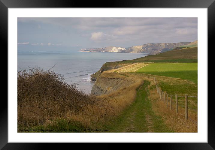 South West Coast Path 3 Framed Mounted Print by Phil Wareham