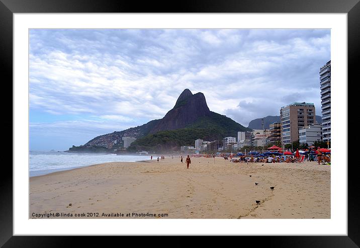 magic of brazil Framed Mounted Print by linda cook