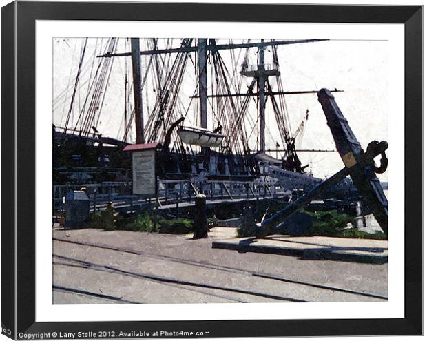 USS  Constitution Canvas Print by Larry Stolle