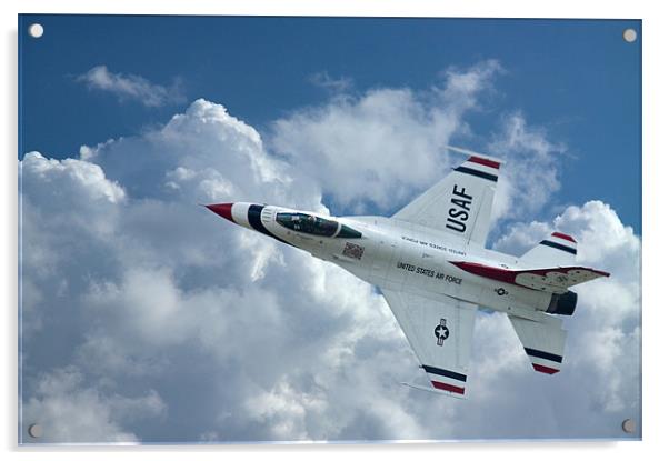 USAF Aerobatic Display Acrylic by David Yeaman