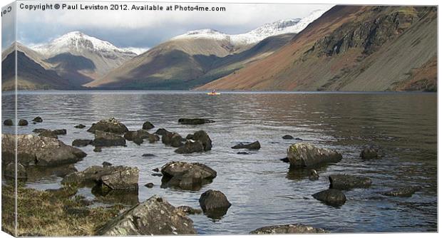4. Wast Water (Winter) Canvas Print by Paul Leviston