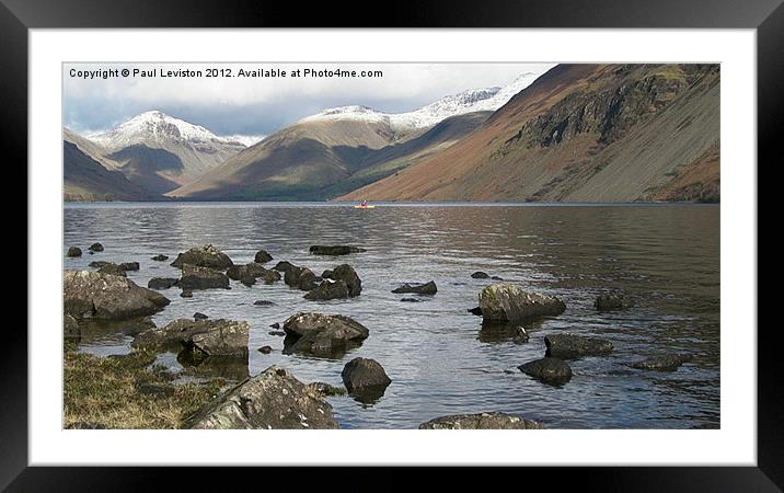 4. Wast Water (Winter) Framed Mounted Print by Paul Leviston
