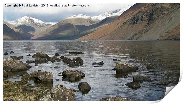 4. Wast Water (Winter) Print by Paul Leviston