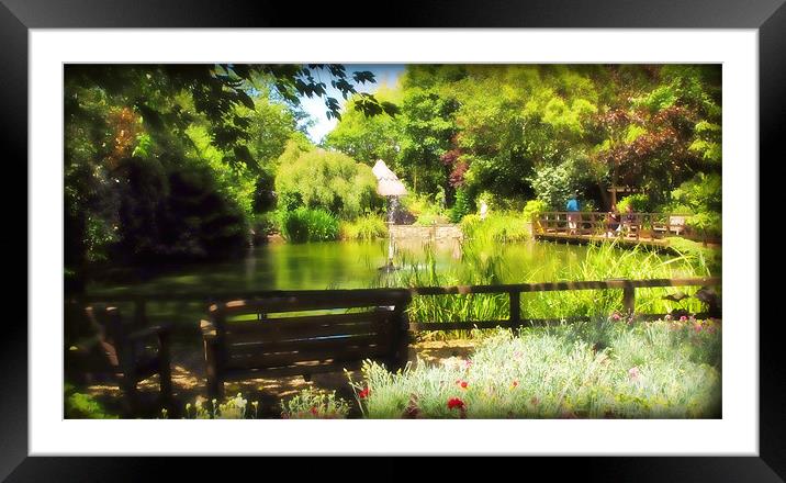 peacuful Framed Mounted Print by sue davies