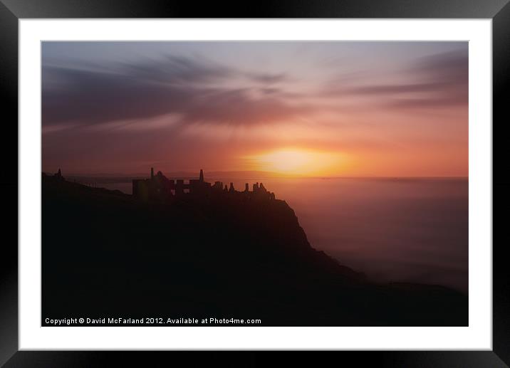 Castle of my dreams Framed Mounted Print by David McFarland
