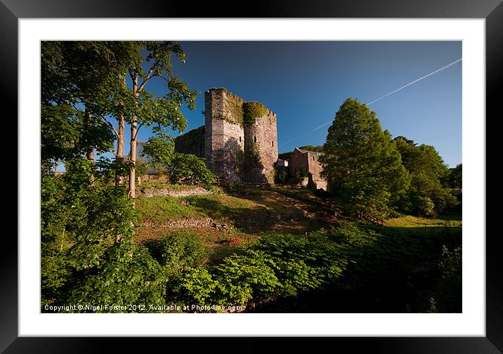 Brecon Castle in May Framed Mounted Print by Creative Photography Wales