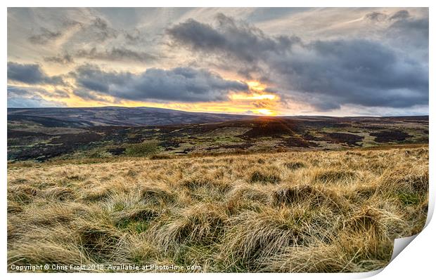 To the Dales and Beyond Print by Chris Frost