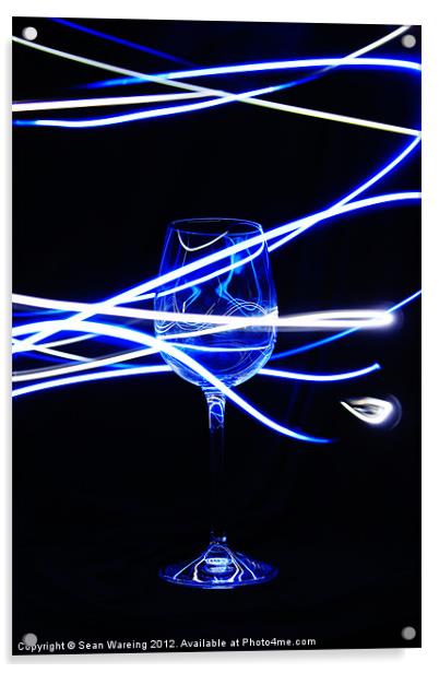 Neon Glass II Acrylic by Sean Wareing