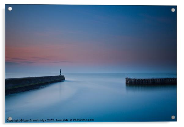 Aberystwyth harbour mouth Acrylic by Izzy Standbridge